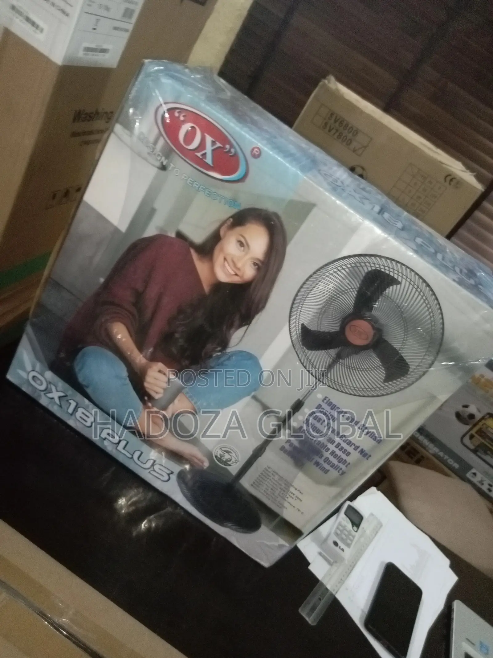 OX Standing Fan 18'' Inch Non-Rechargeable