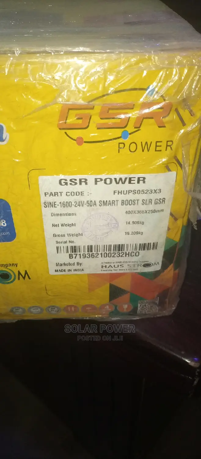 GSR Hybrid Inverter 1.6kva 24v