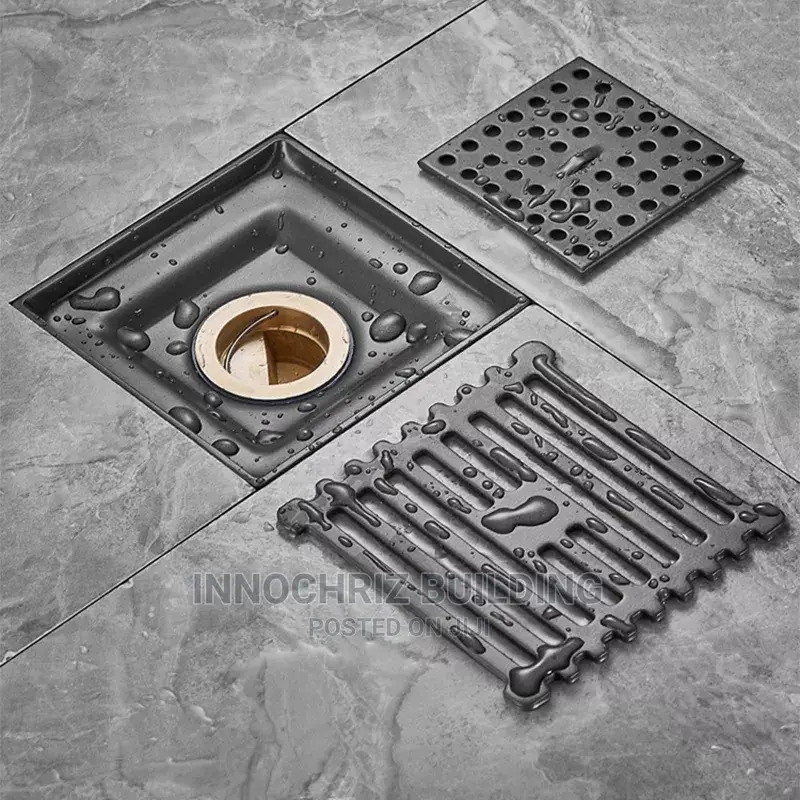 Black Heavy Guage Floor Drain