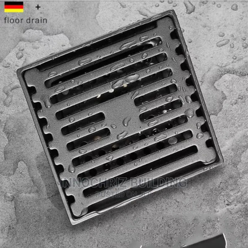 Black Heavy Guage Floor Drain