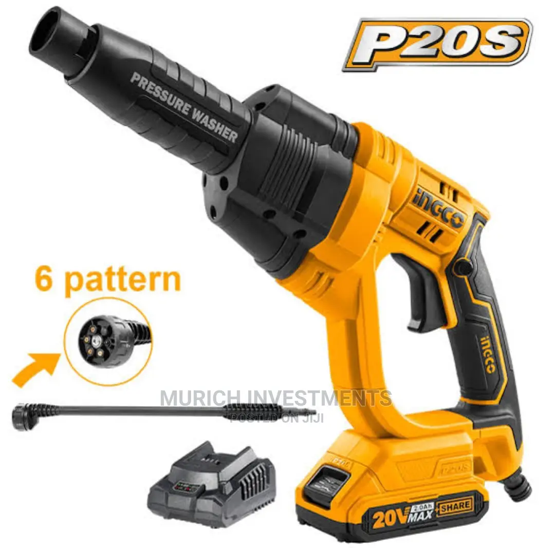 20v Cordless Pressure Washer Lithium-Ion Water Blaster