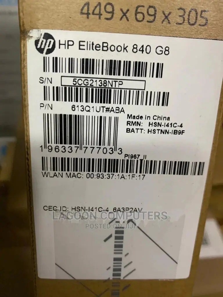 New Laptop HP EliteBook 840 G8 16GB Intel Core I7 SSD 512GB