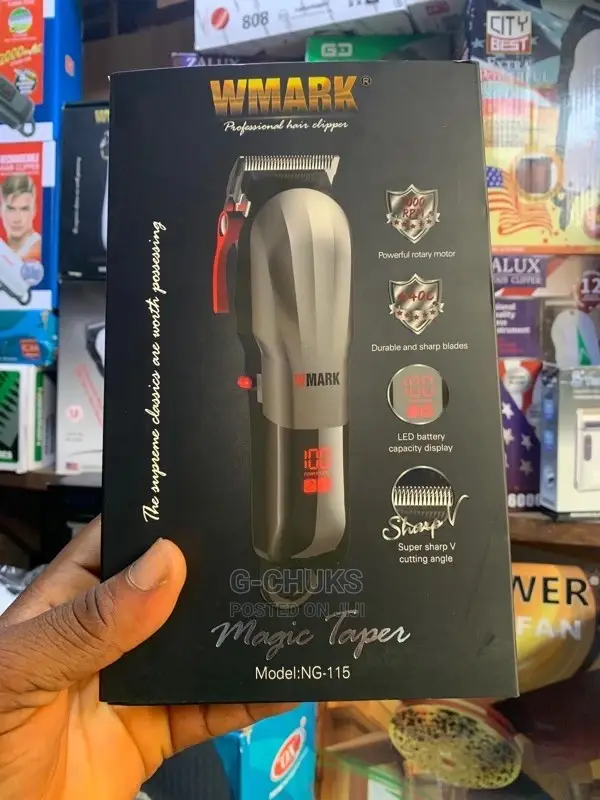 WMARK Rechargeable Hair Clipper With Digital Display