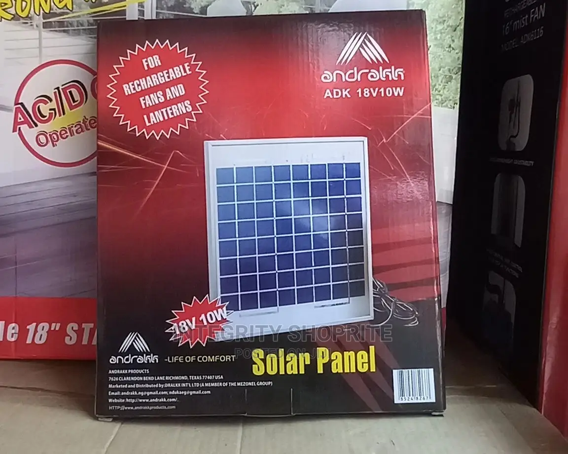 Andrakk Mini Solar Panel - ADK18V10W