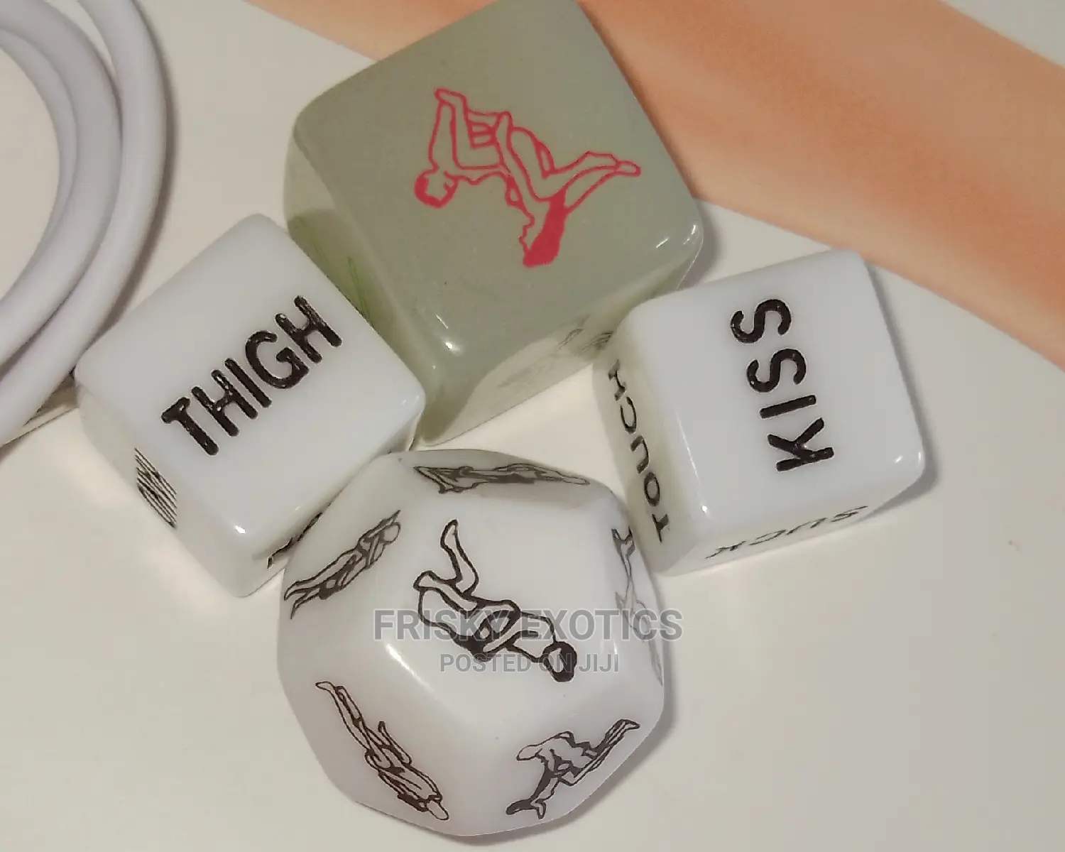 4 in 1 Glow in the Dark Bedroom Sex Dice