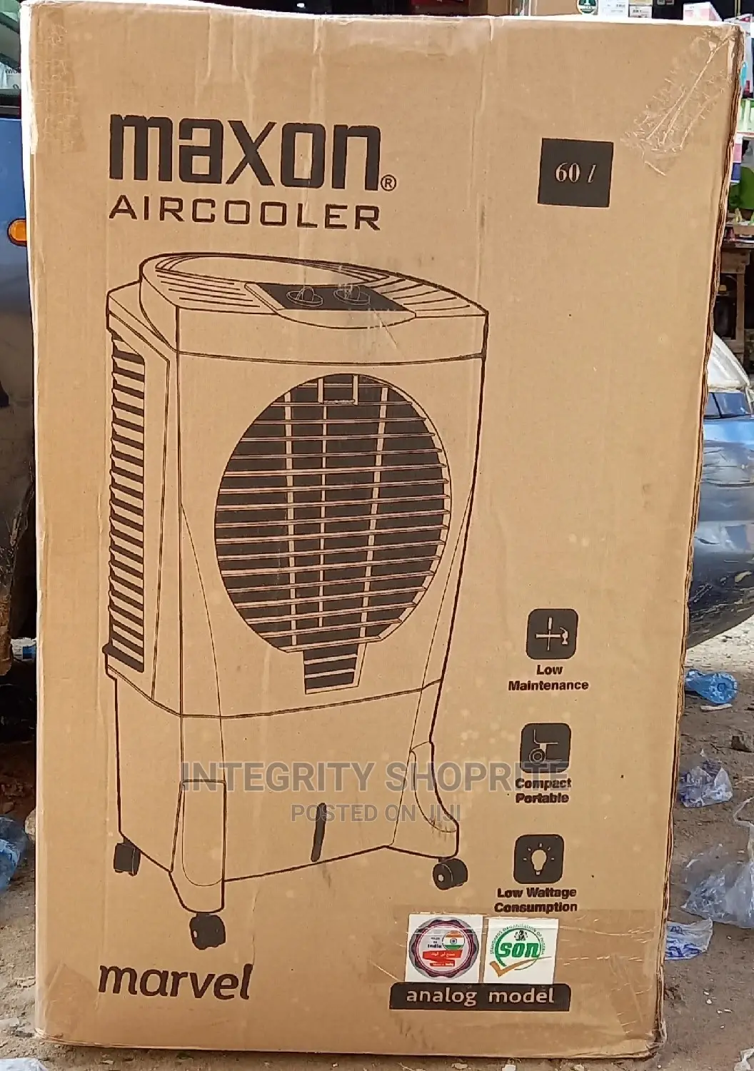 Maxon Aircooler 60liter W185W.