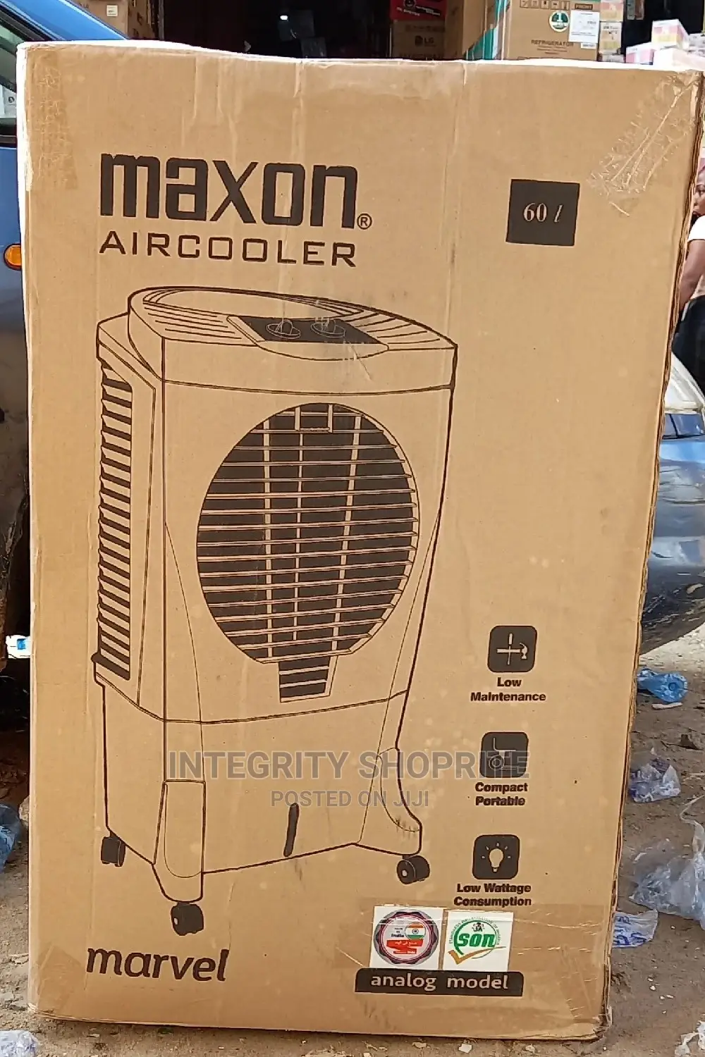 Maxon Aircooler 60liter W185W.