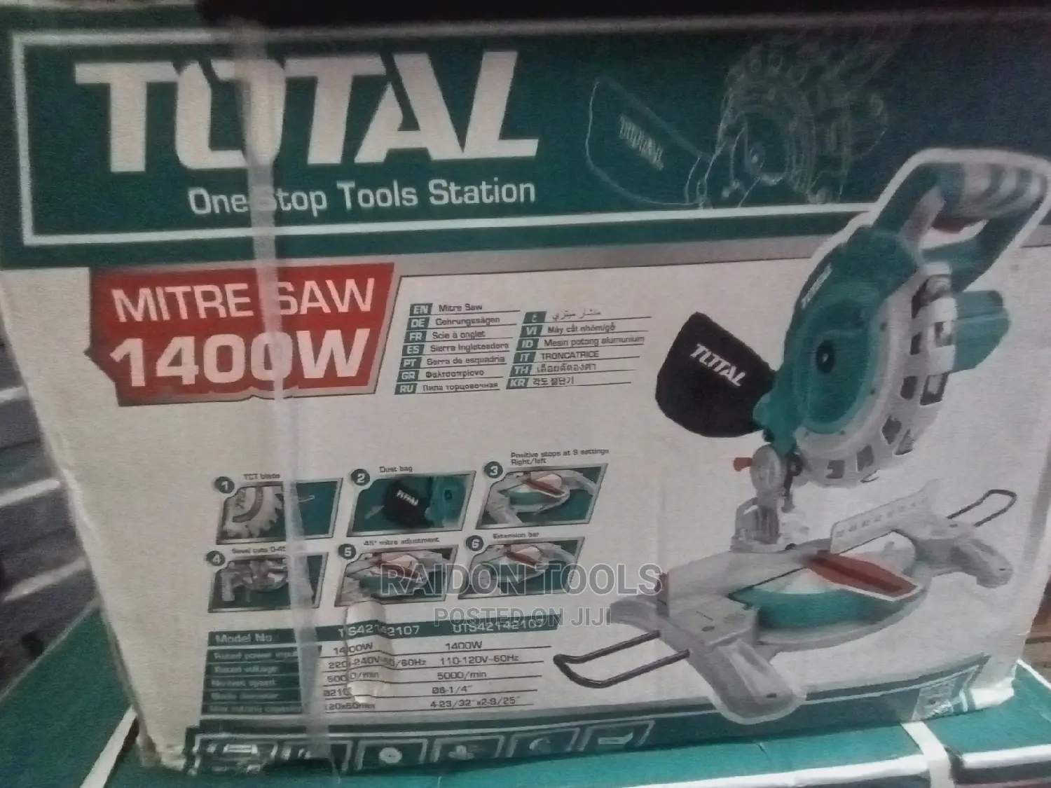Tatal Mital Saw Machine 8"/1400w