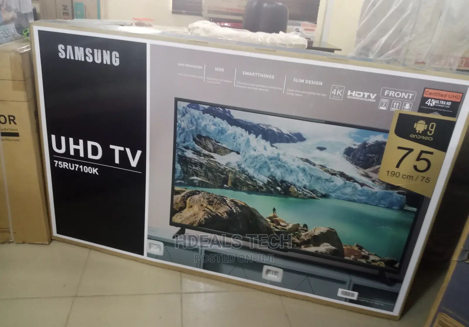 Samsung 75inches Smart TV With Miracast, Netflix, Youtube