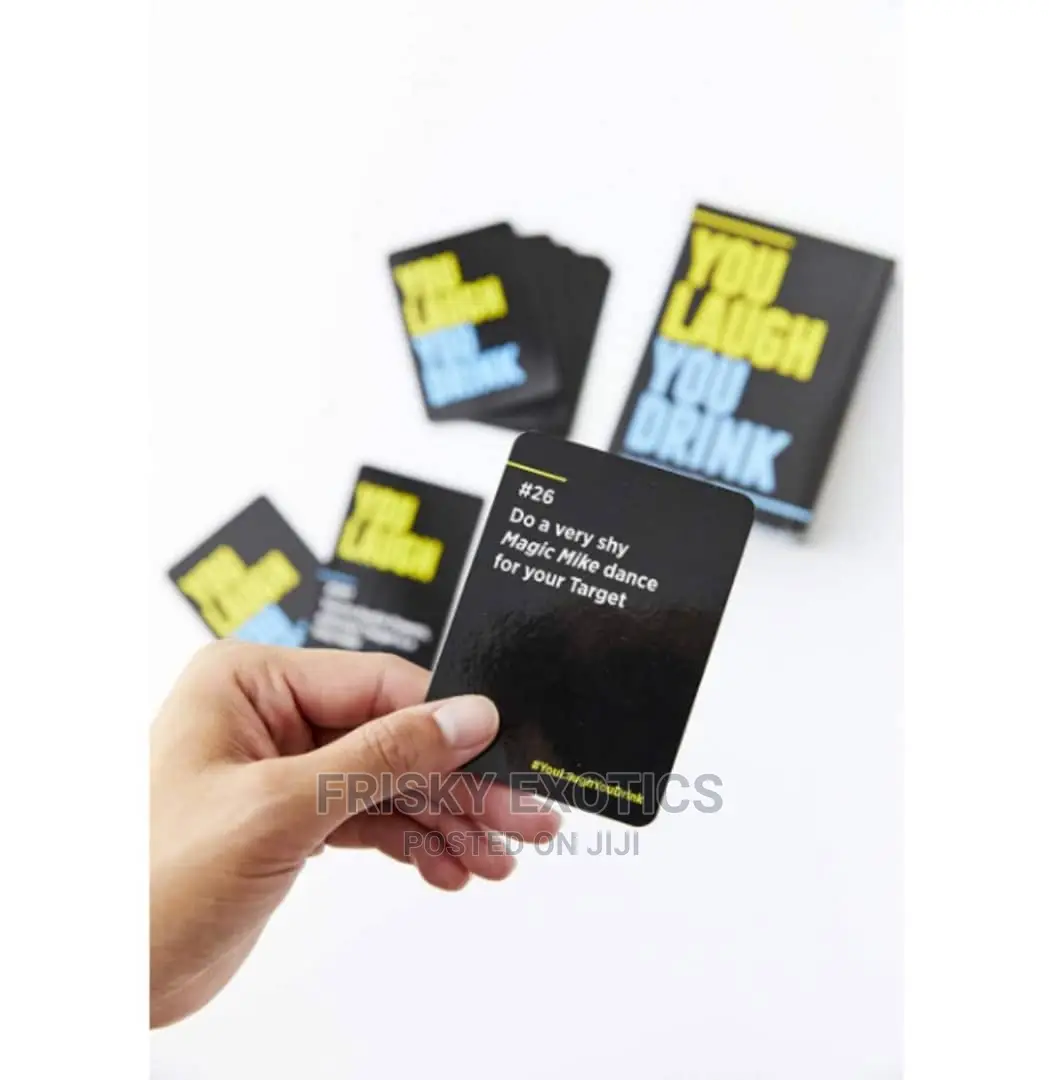 You Laugh You Drink Adult Card Games
