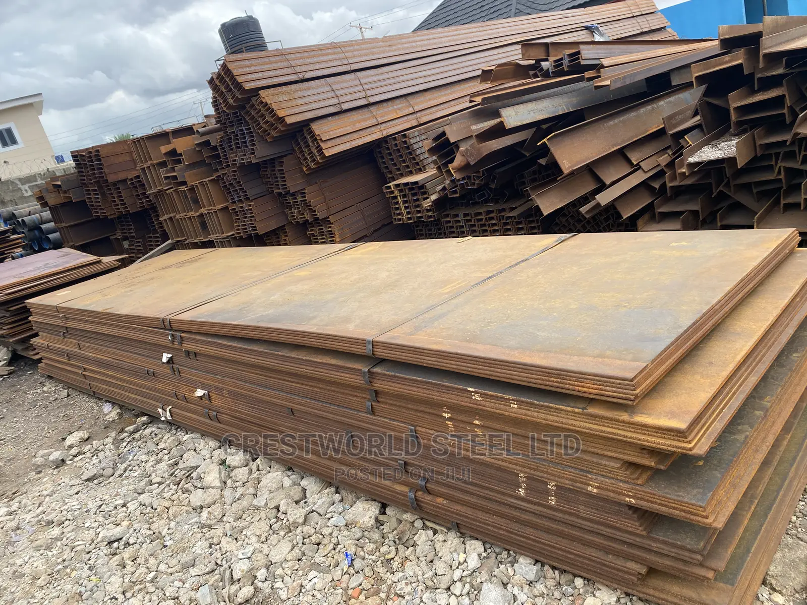 Metal Sheets and Universal Beams