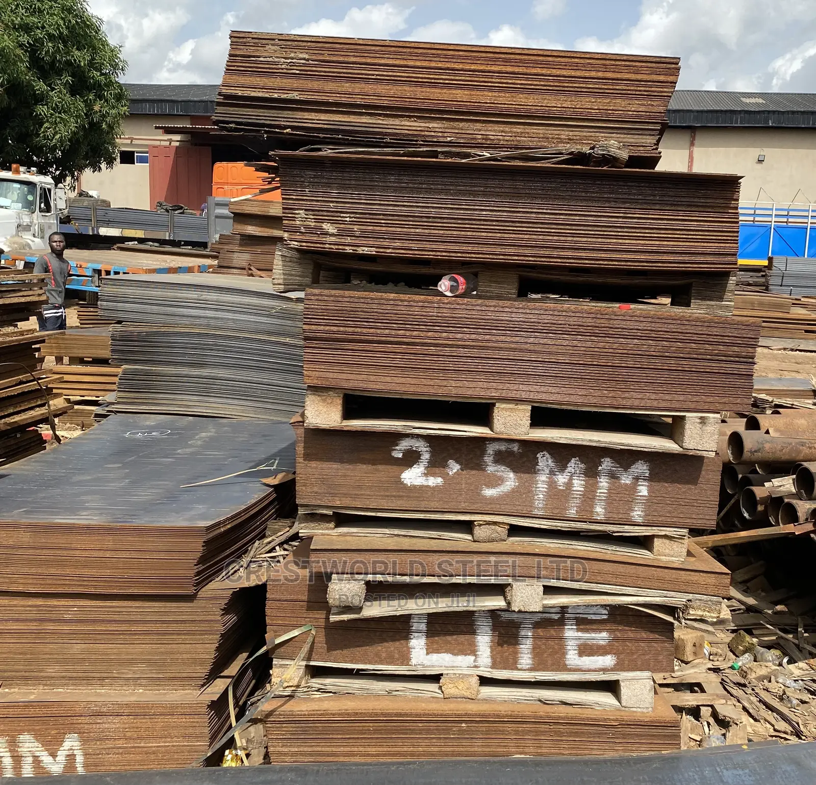 1.2mtrsx2.4mtrsx2.5mm Mild Steel Sheet