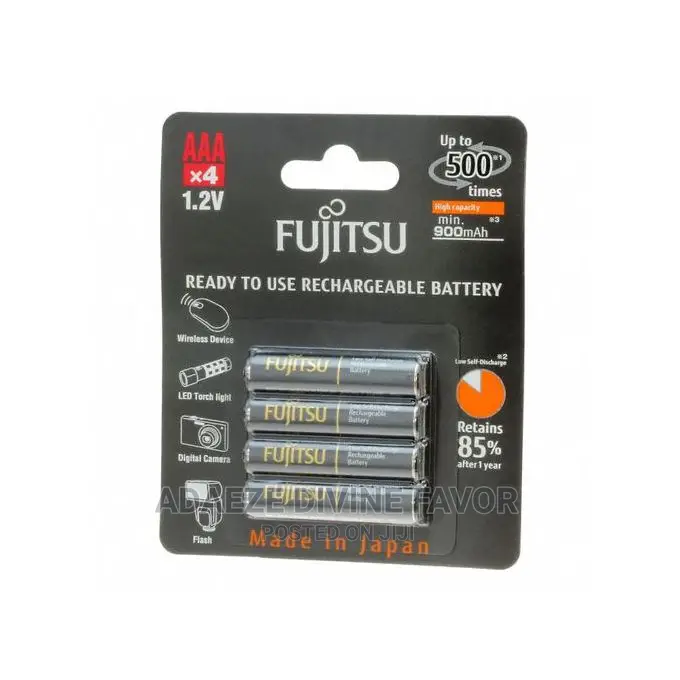 Fujitsu Ready-to-use Rechargeable Battery
