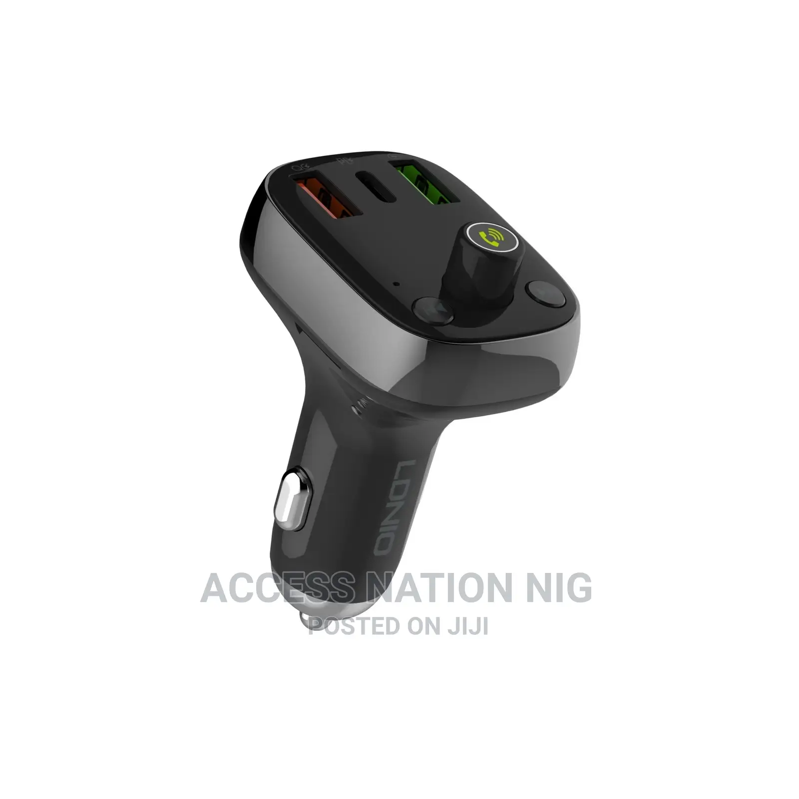 LDNIO 36w Usb Car Charger Type-C and Mp3 Bluetooth Player