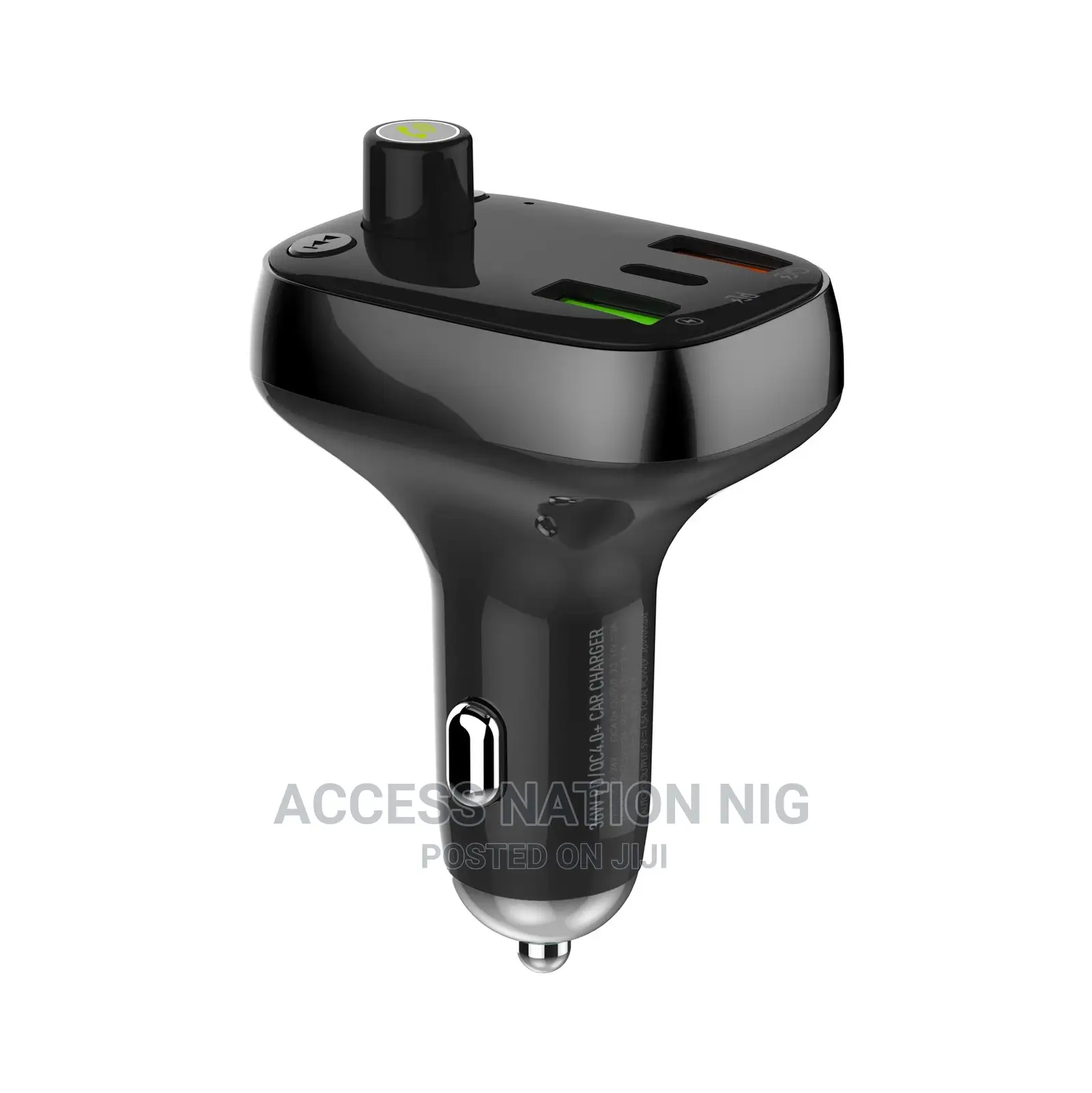 LDNIO 36w Usb Car Charger Type-C and Mp3 Bluetooth Player