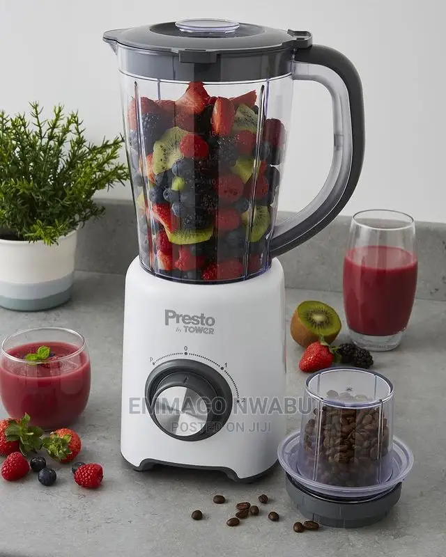 Presto by Tower 2 in 1 Blender and Grinder. 500watts.