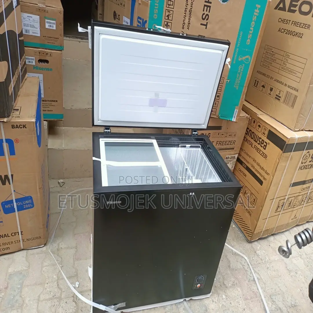 Hisense Chest Freezer/Model:Fc250sh/Black/250liters
