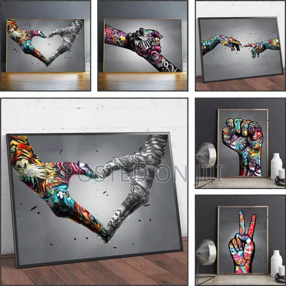Hand in Hand Wall Posters and Prints