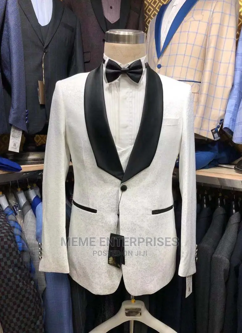 Men Suit (Cream/ White Color)