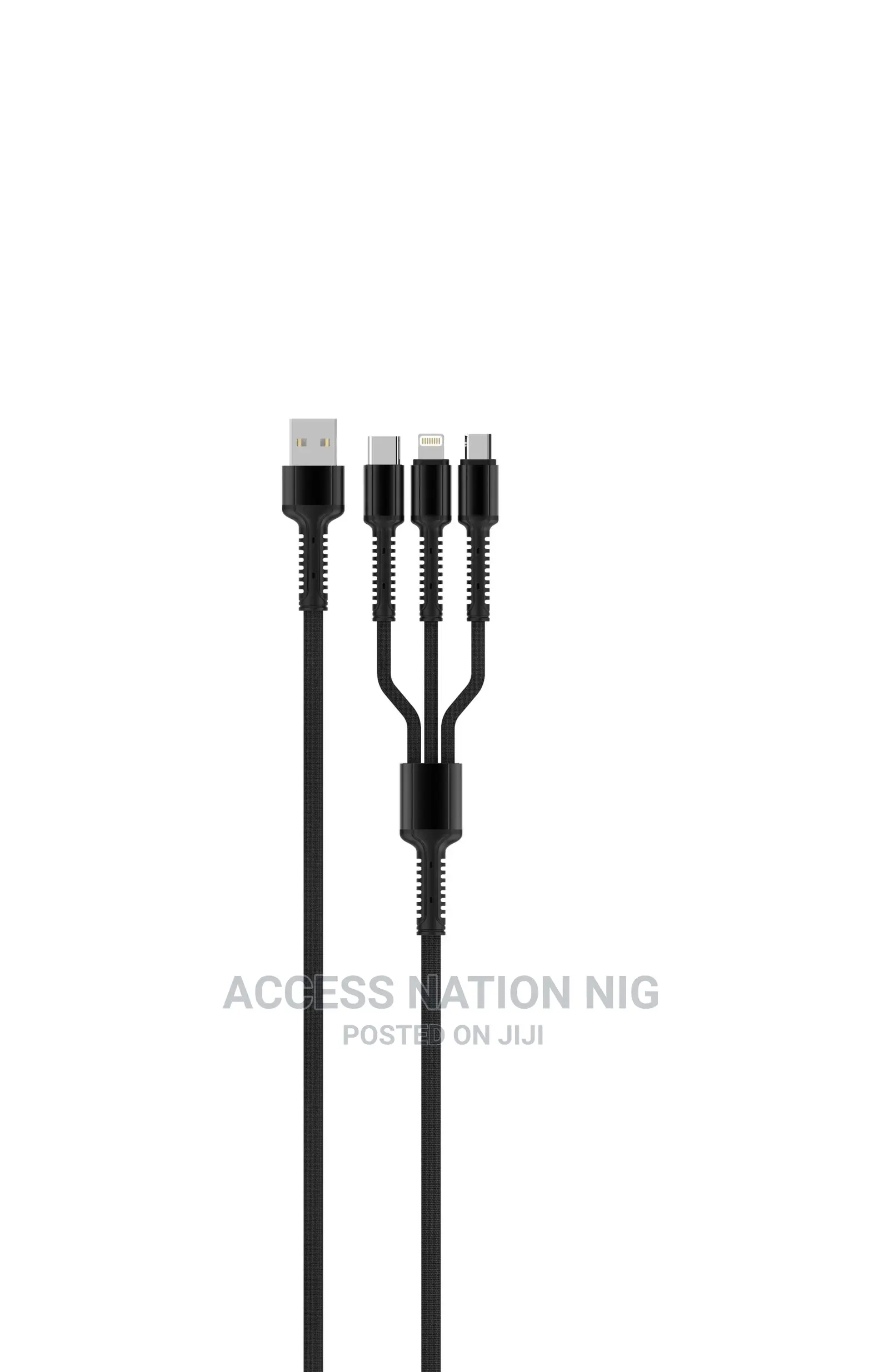 LDNIO LC93 Quick Charging Cable 3in1 for Ios,Type C, Usb 3.0