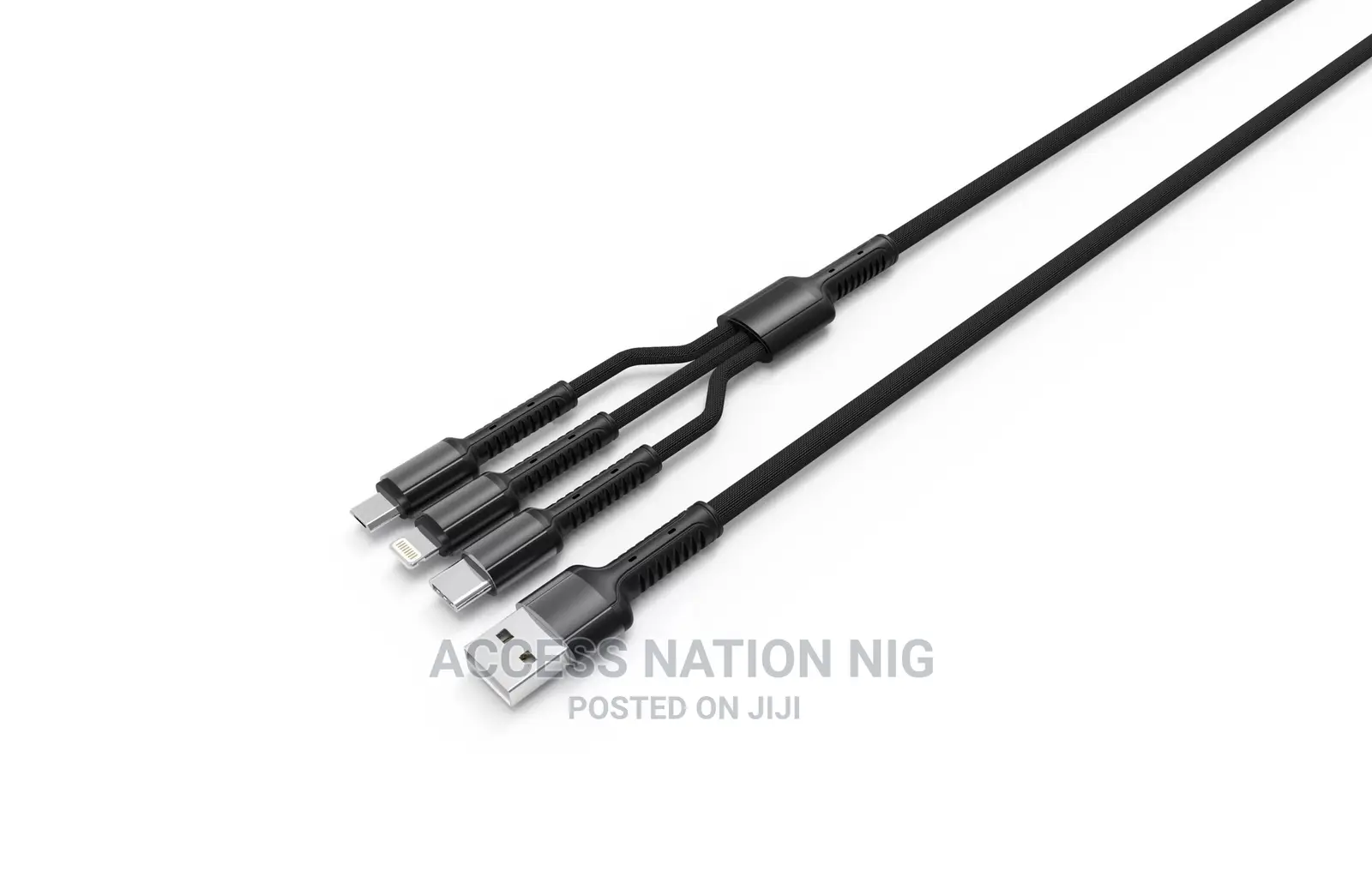 LDNIO LC93 Quick Charging Cable 3in1 for Ios,Type C, Usb 3.0