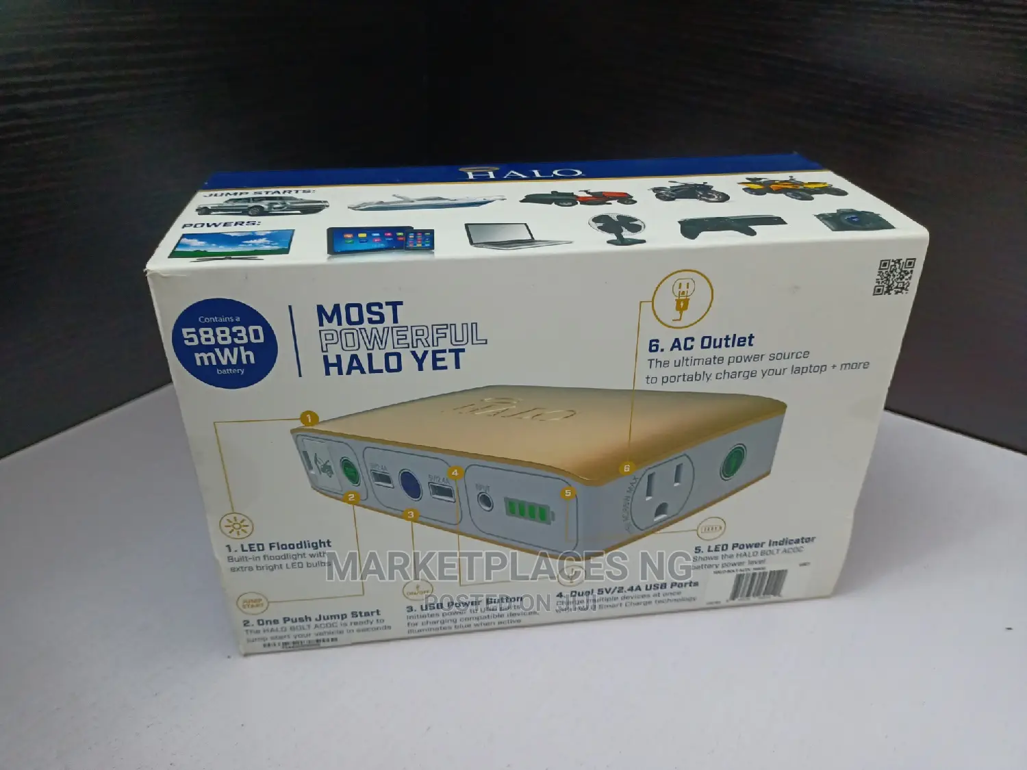 Halo Bolt Battery Jump Starter