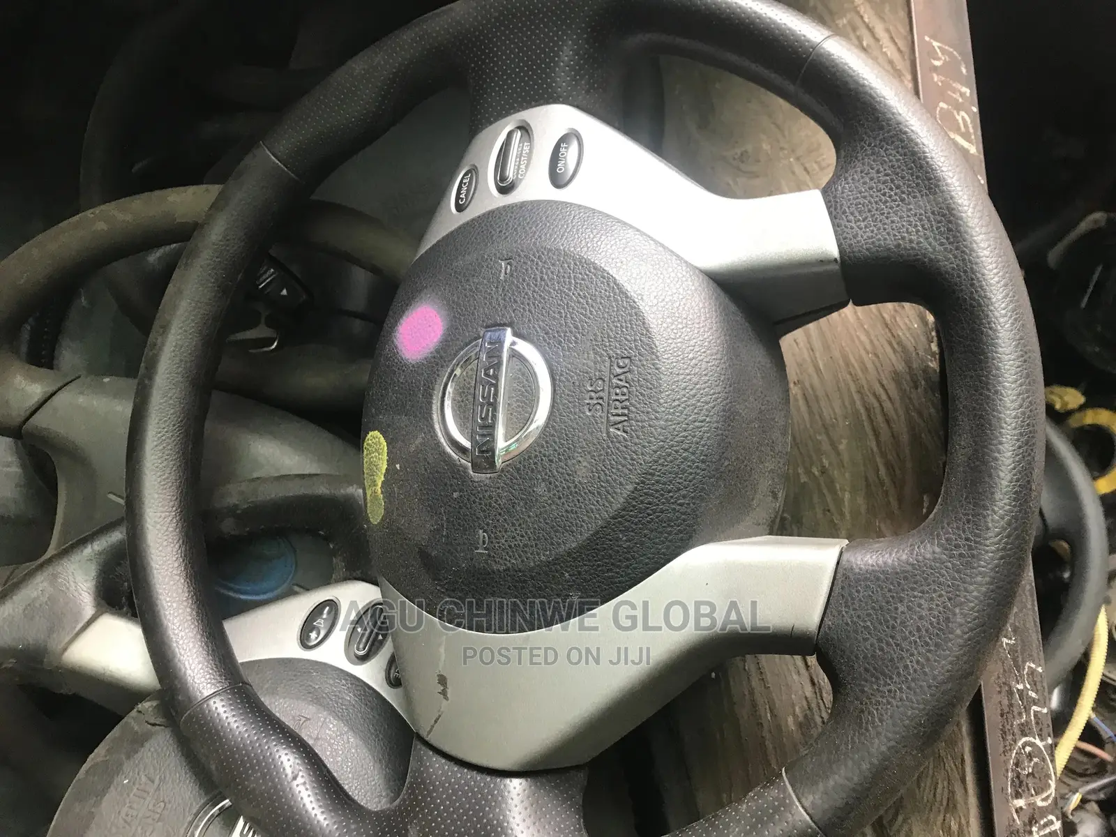 Nissan Rogue Steering Wheel and Airbag.