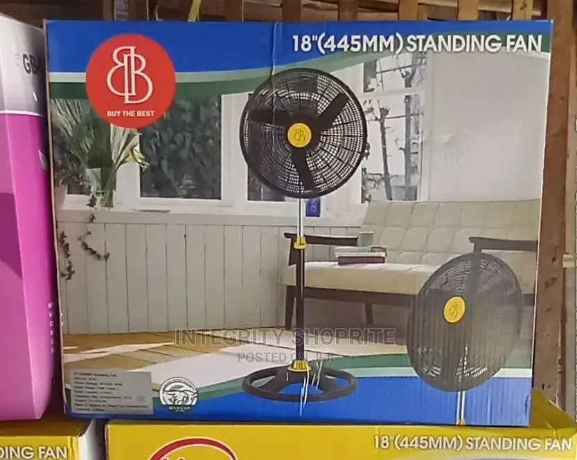 BB BB 18" Inch Standing Fan Ventilator- Big Coil