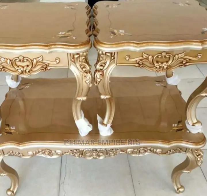 Original Executive Imported Royal Center Table With 2 Sides