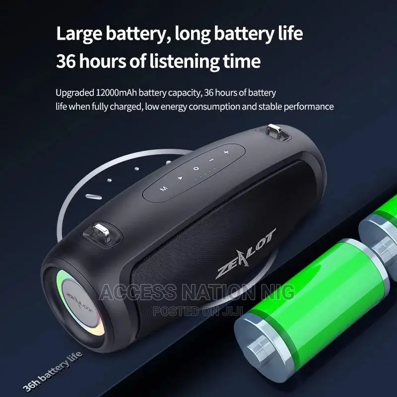 Zealot S37l 3d Heavy Bass Sound Bluetooth Speaker