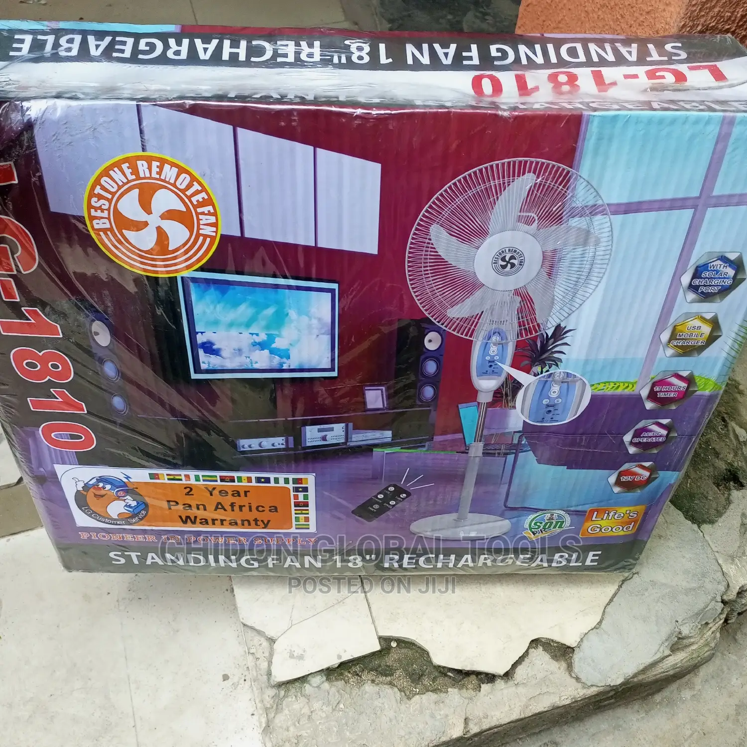 Lg Rechargeable Fan