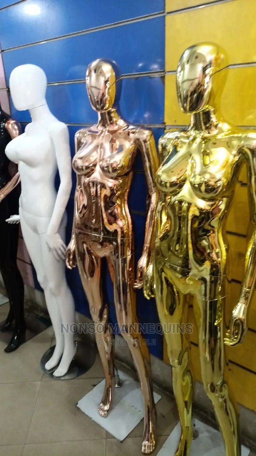 Rose Gold Gold Chrome Size 8 Female Mannequin
