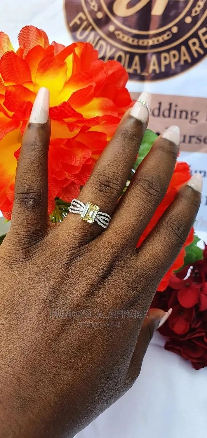 Diana 925 Sterling Silver Engagement Ring