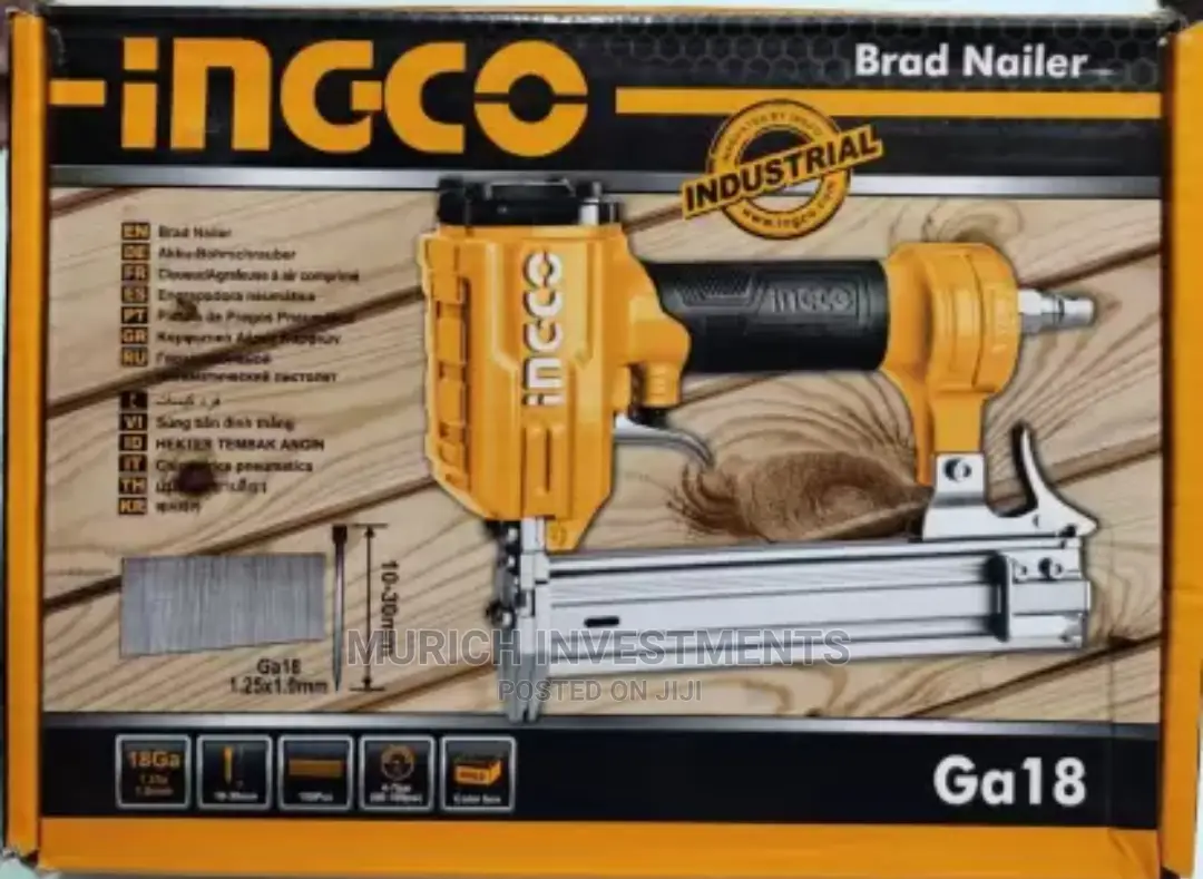 Ingco Air Brad Nailer 10-30mm