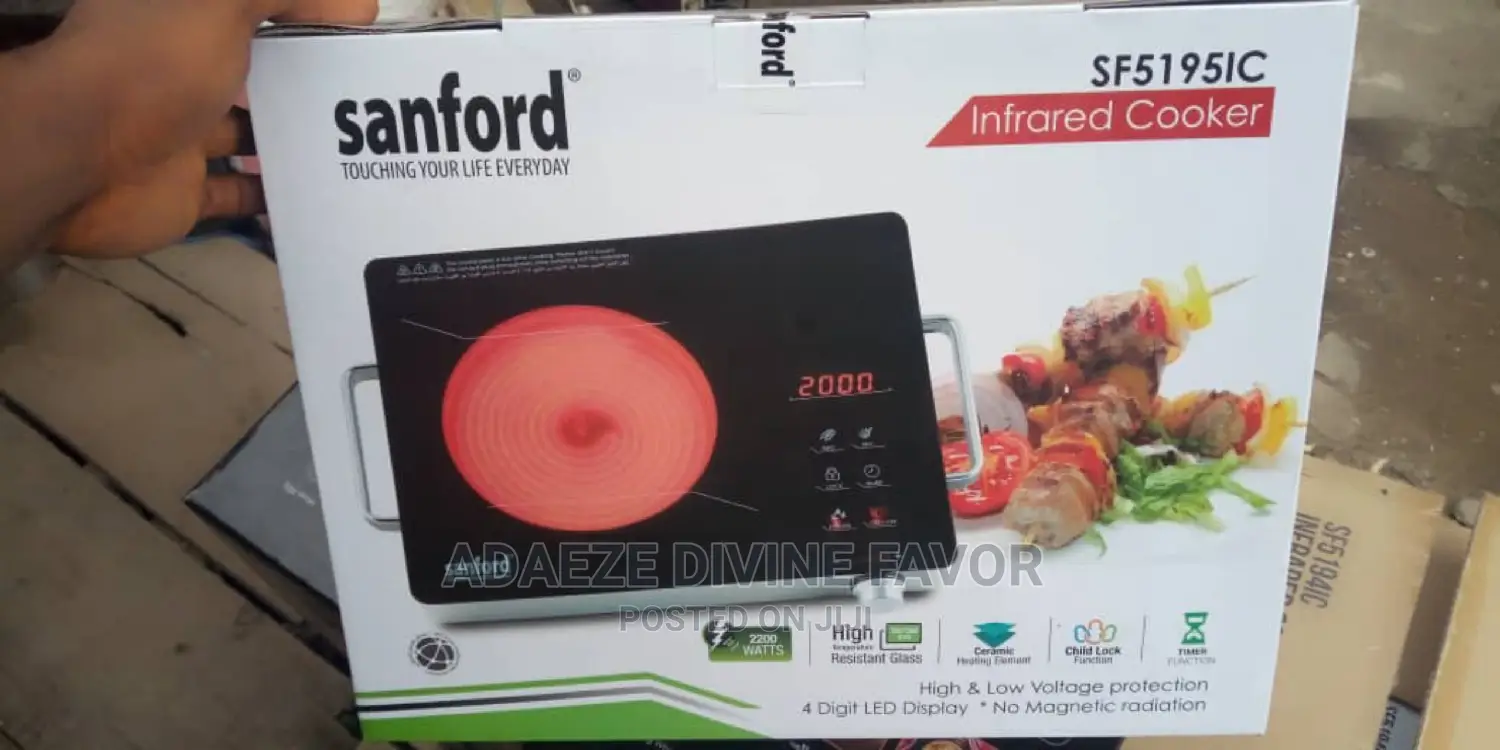 New High Temperature Resistant Glass Sanford Infrared Cooker