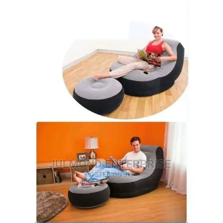 Intex Inflatable Ultra Lounge Chair With Ottoman