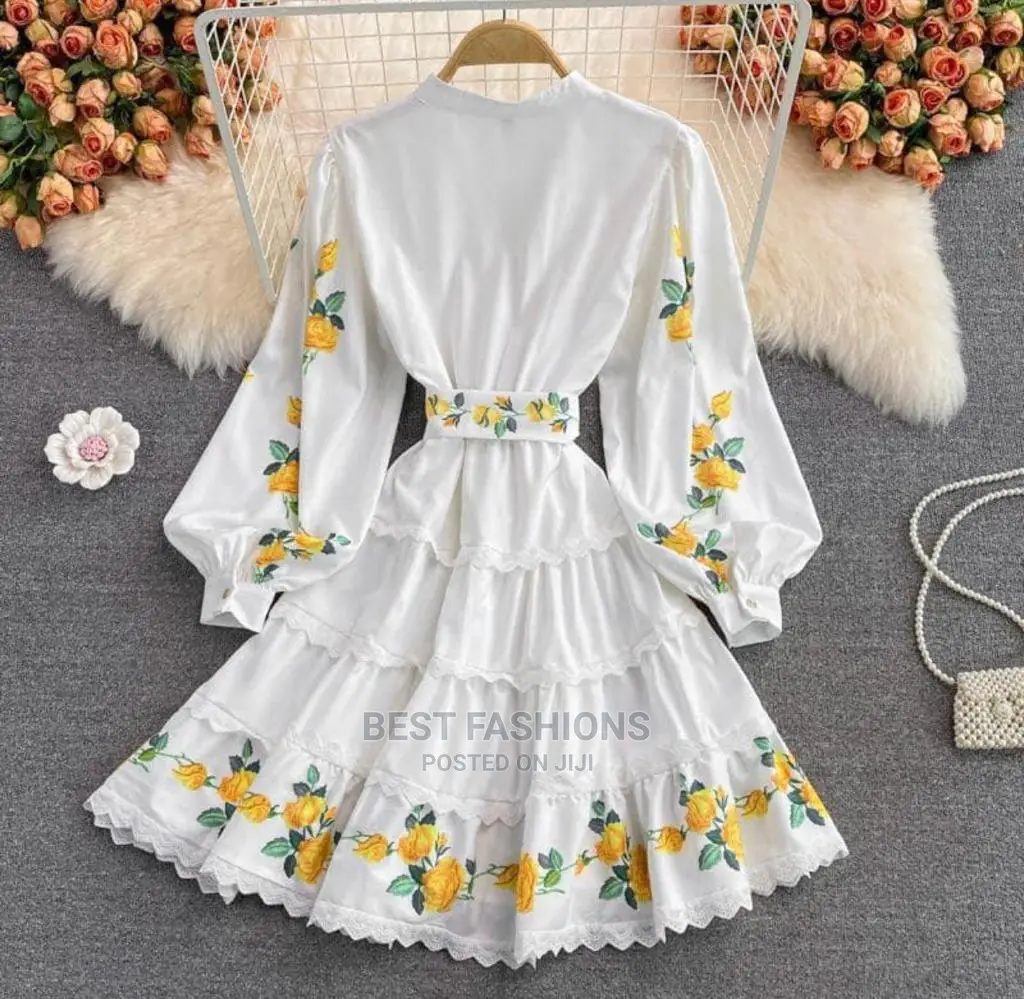 Trendy Ladies White Dress