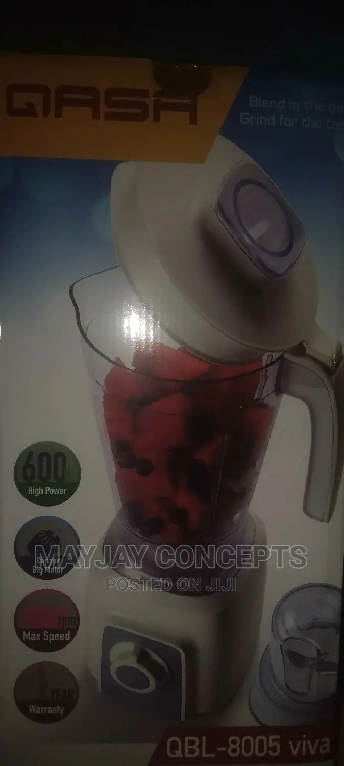 Qasa 8005 Viva Blender and Grinder-600watts Powerful Blender