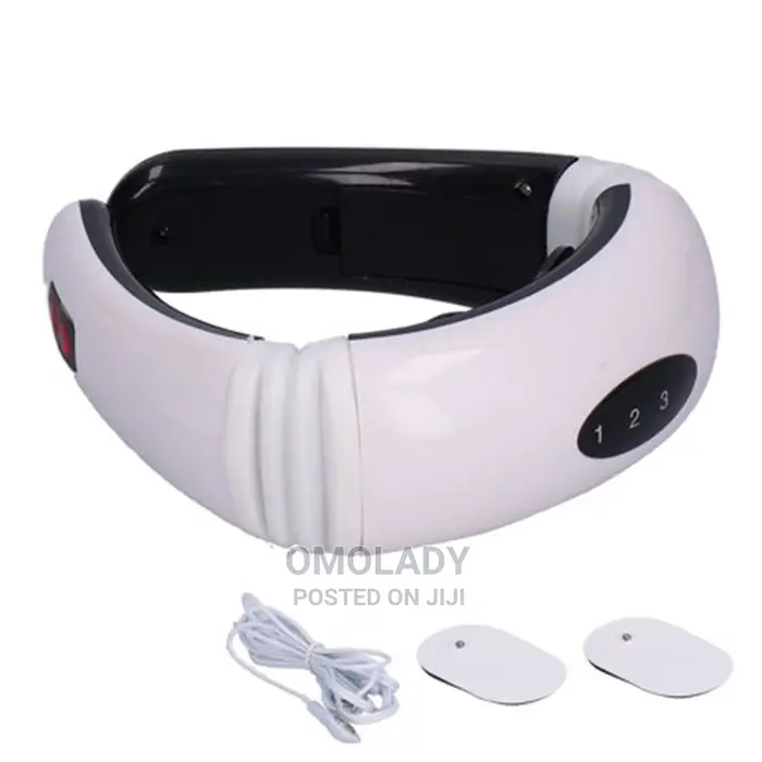 Electric Pulse Neck Massager-White