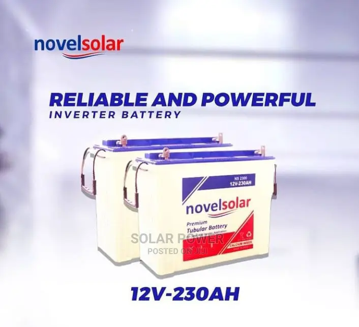 Novelsolar Premium Tubular Battery 12v230ah