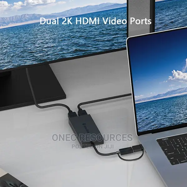 Usb3.0/USB-C to HDMI Dual Display Adapter