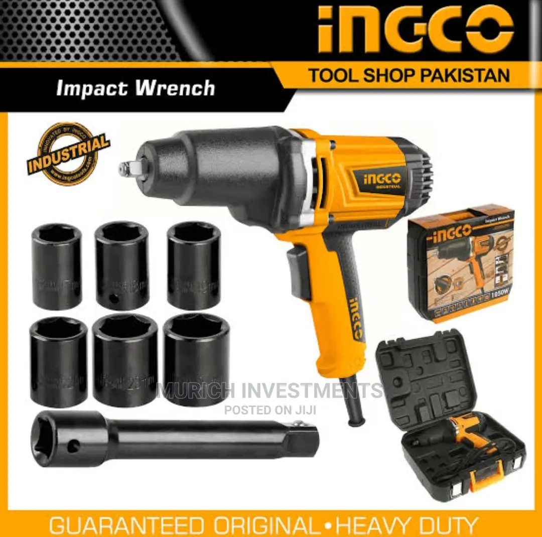 550NM Electric Impact Wrench KIT 1050W 1/2" Drive