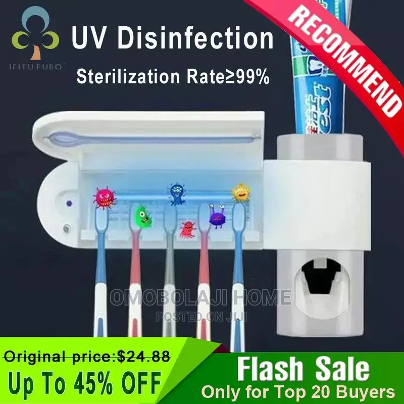 Tooth Brush Sterilizer and Brush Holder