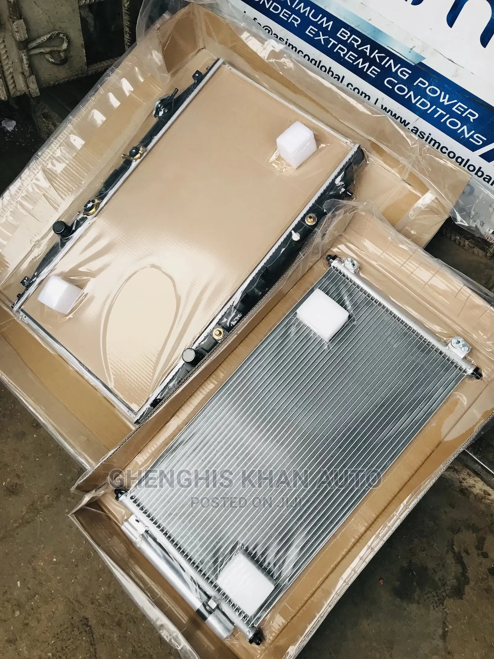 Radiator And Condenser 2008-2010 Honda Accord