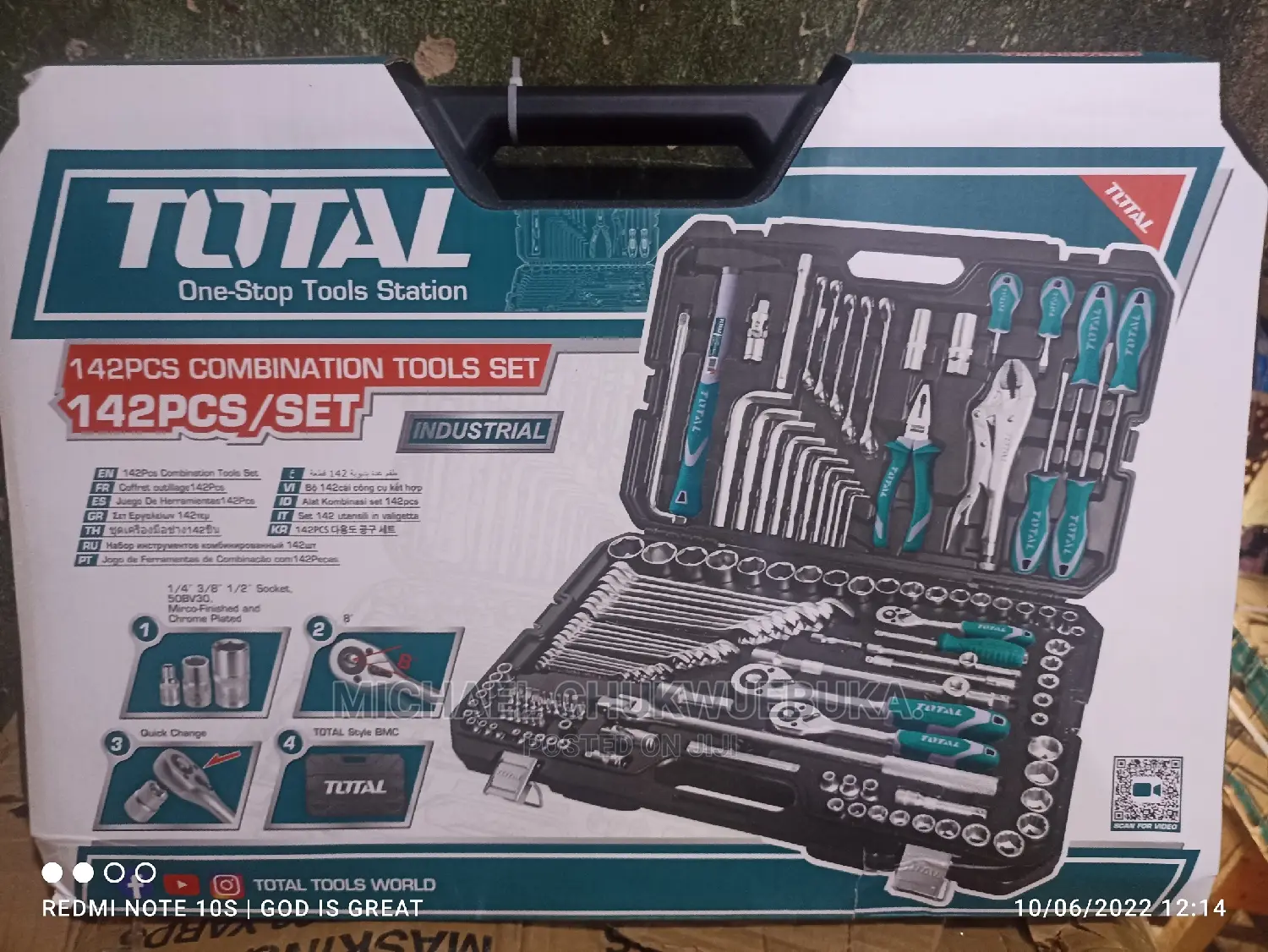 142pcs Combination Tools Set