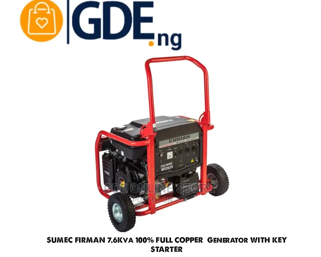 Sumec Firman 7.0KVA100% Full Copper Generator.
