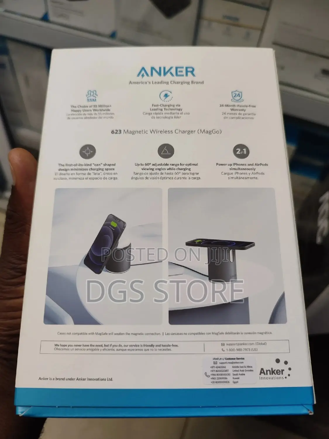 Anker Snap Charge Flip Series 6 Wireless Charging 2in1