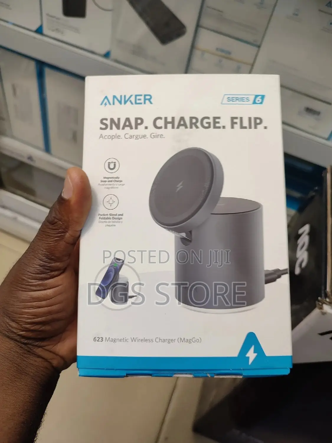 Anker Snap Charge Flip Series 6 Wireless Charging 2in1