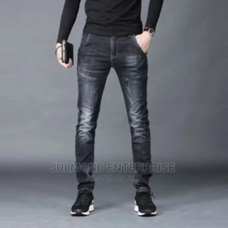 Men's Fashion Black Jeans