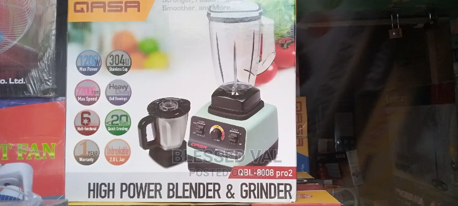 QASA High Power Blender and Grinder